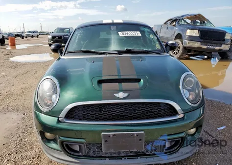 2013 Mini Cooper Coupe S из США, поврежденный, VIN WMWSX3C53DT409012